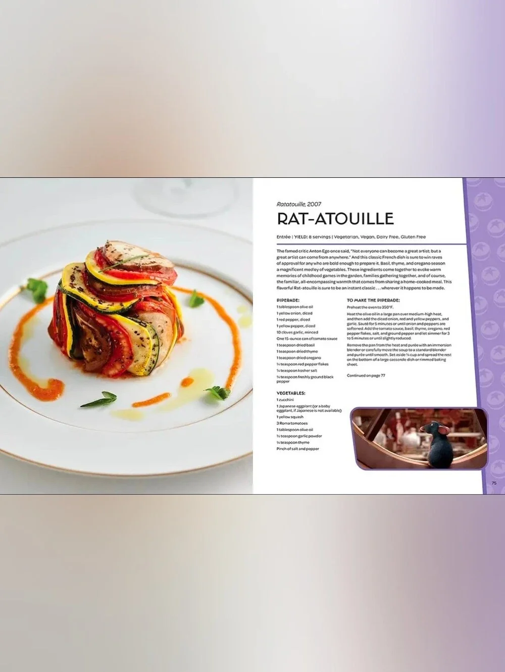 Pixar: The Official Cookbook